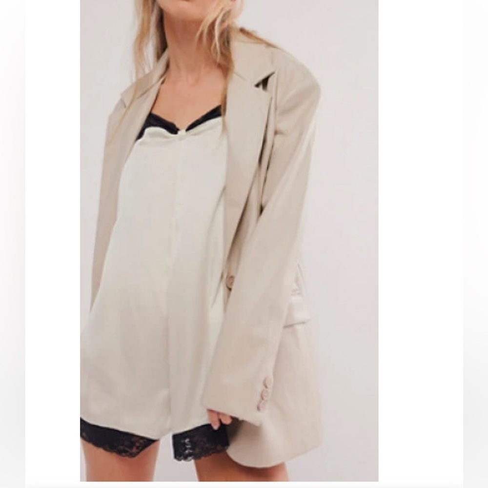 FREE PEOPLE INTIMATELY FIRST DATE ROMPER in Tofu Combo NWT sz XL